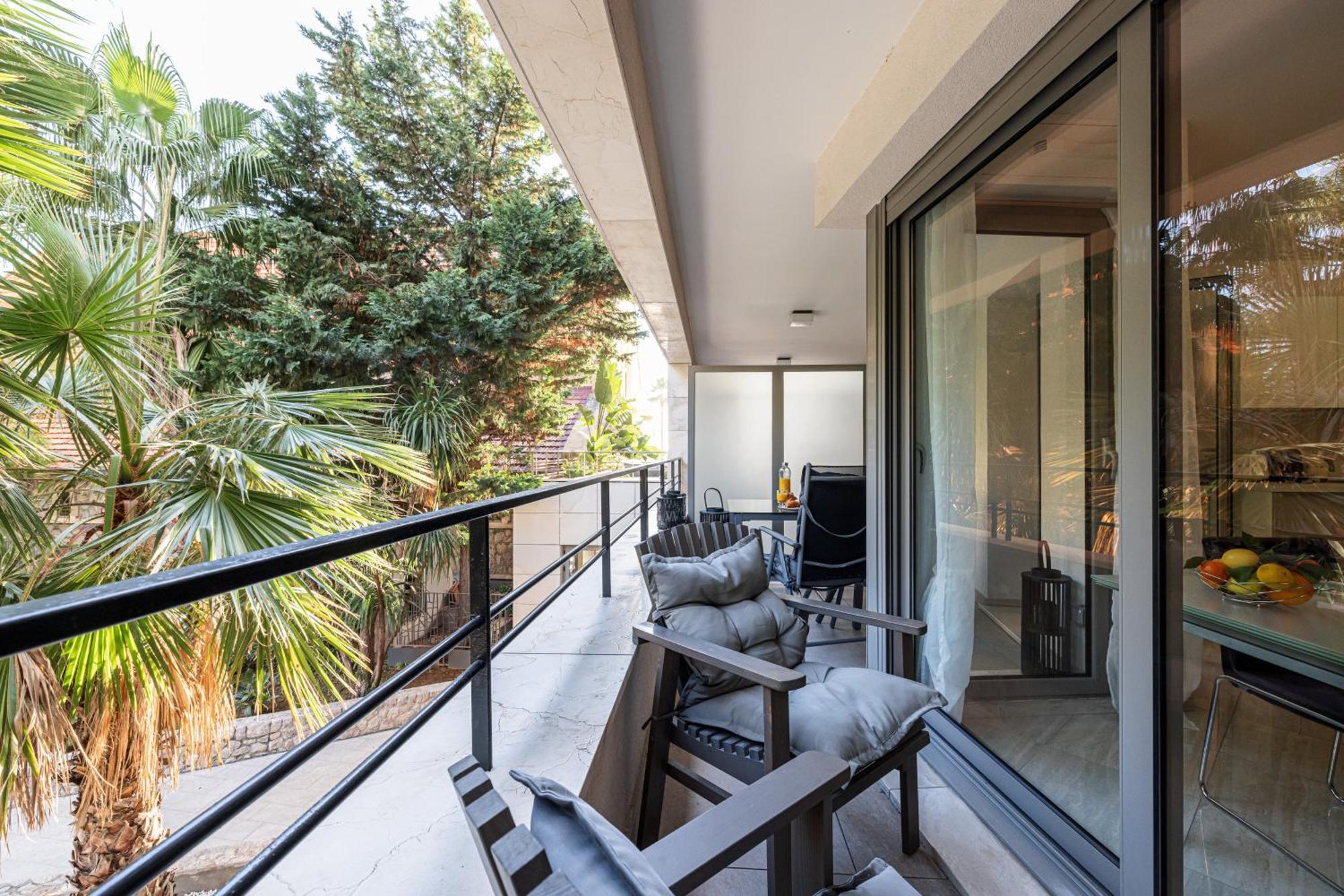 Studio Centre Terrasse Climatisation 50M Plage Menton Exterior foto