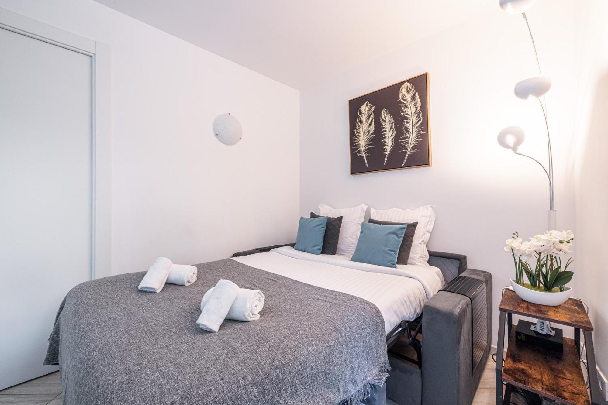 Studio Centre Terrasse Climatisation 50M Plage Menton Exterior foto