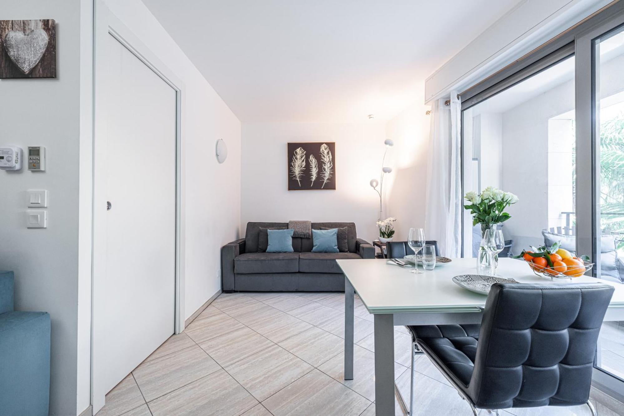 Studio Centre Terrasse Climatisation 50M Plage Menton Exterior foto