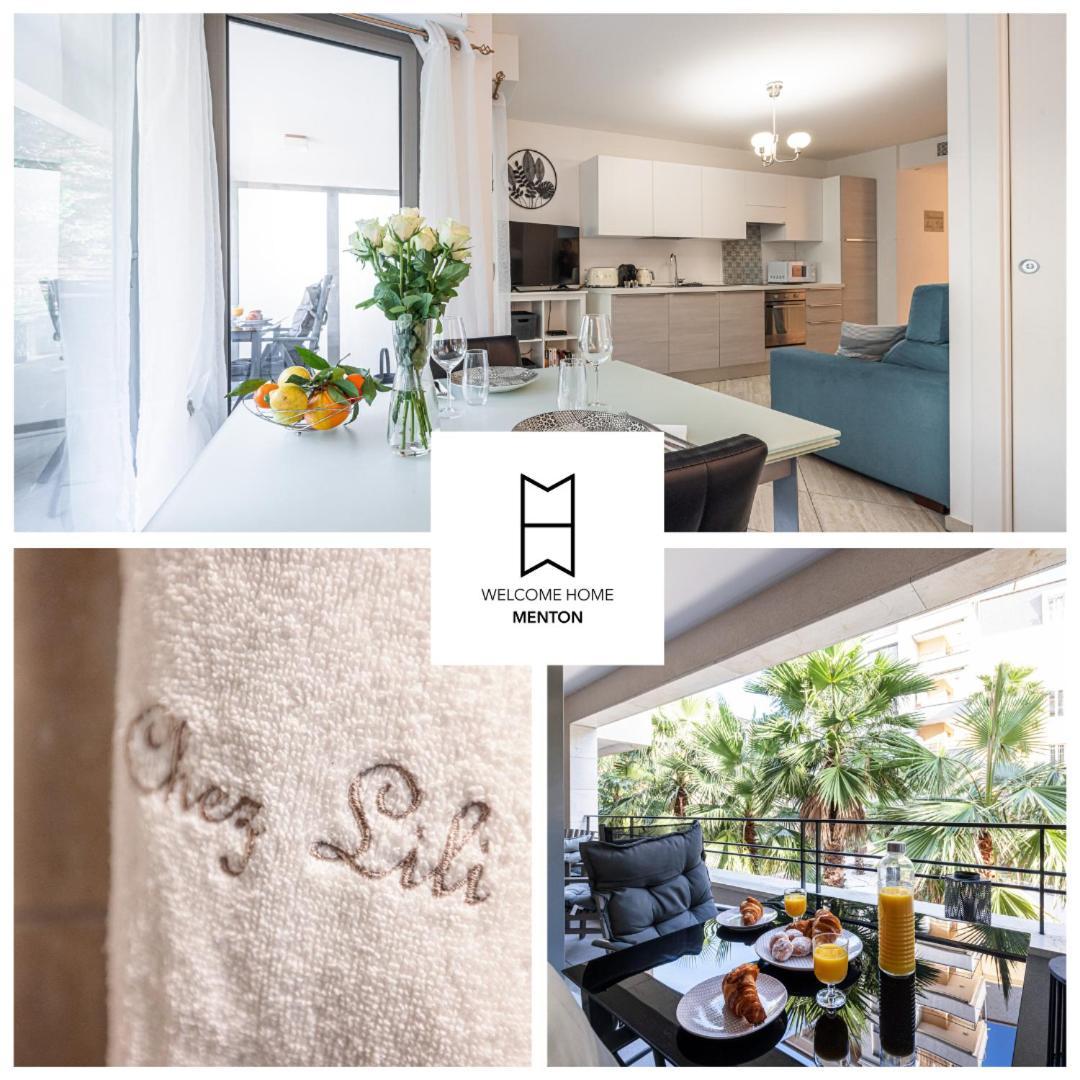 Studio Centre Terrasse Climatisation 50M Plage Menton Exterior foto
